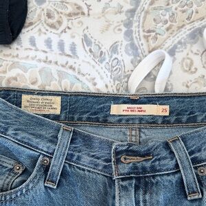 Levi's Light Blue Baggy Denim Jeans